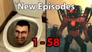 Skibidi Toilet 1 - 58 All Episodes: SpeackerMan Back (Episode 58)