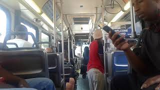 SEPTA Route K: 2003 New Flyer D40LF #5638 Ride