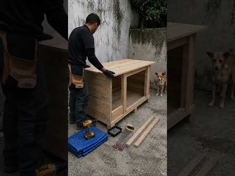 I Built a Pallet Shelter for a Stray Dog 🐶 | DIY Dog House Rescue thumbnail