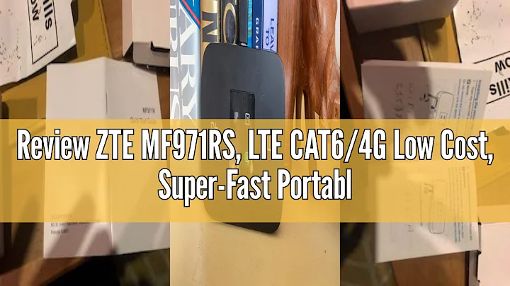 Review ZTE MF971RS, LTE CAT6/4G Low Cost, Super-Fast Portable Mobile Wi-Fi Hotspot, Unlocked Travel