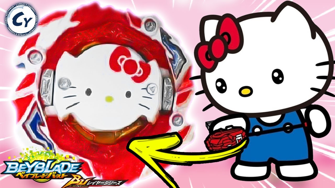 CONFIRMADO!! Hello Kitty Beyblade Collab + USO COMPETITIVO BEYBLADE