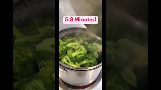 Easy and GOOD steamed broccoli  #shorts #food #recipe