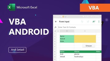 Menjalankan Macro VBA di Android (Membuat Form Input)