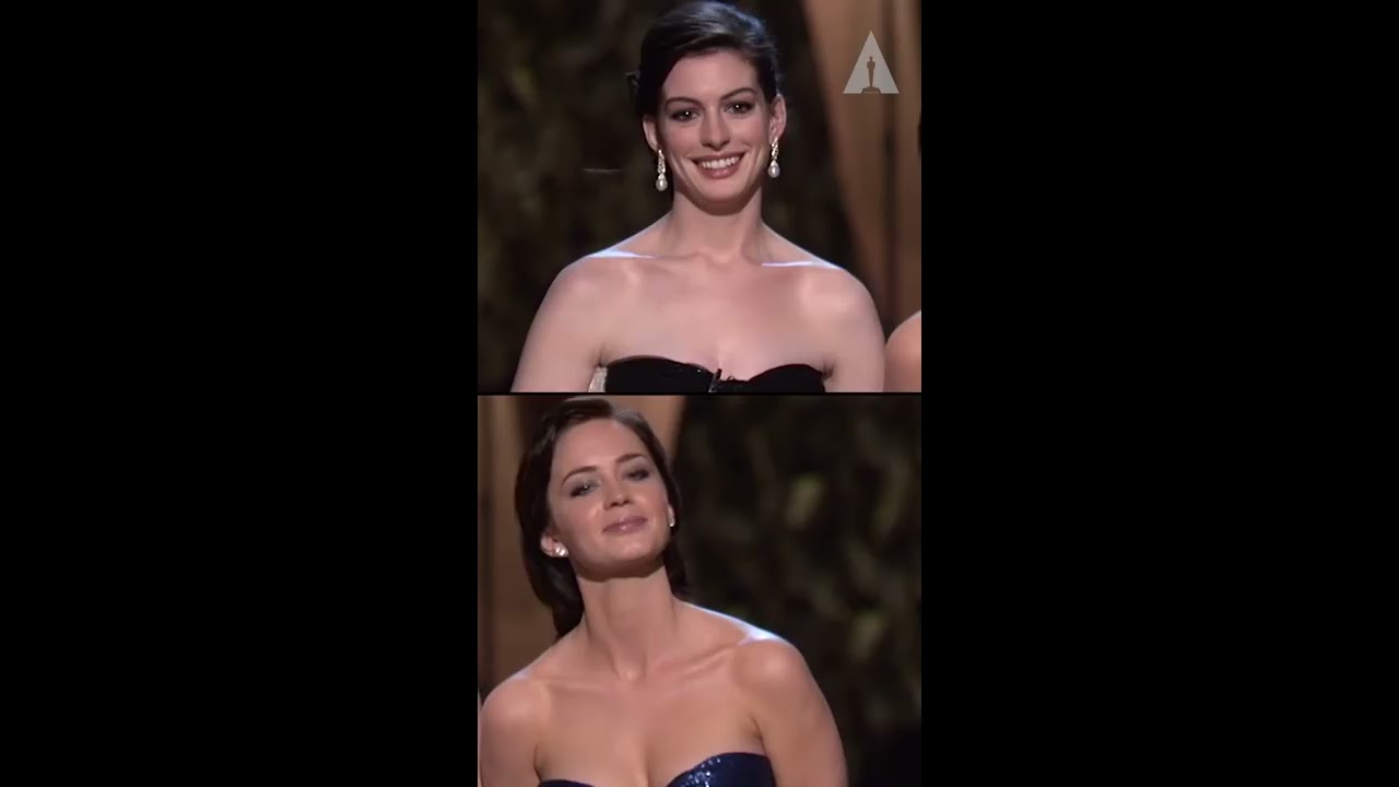 Devil Wears Prada At The Oscars Anne Hathaway Emily Blunt Meryl Streep Shorts