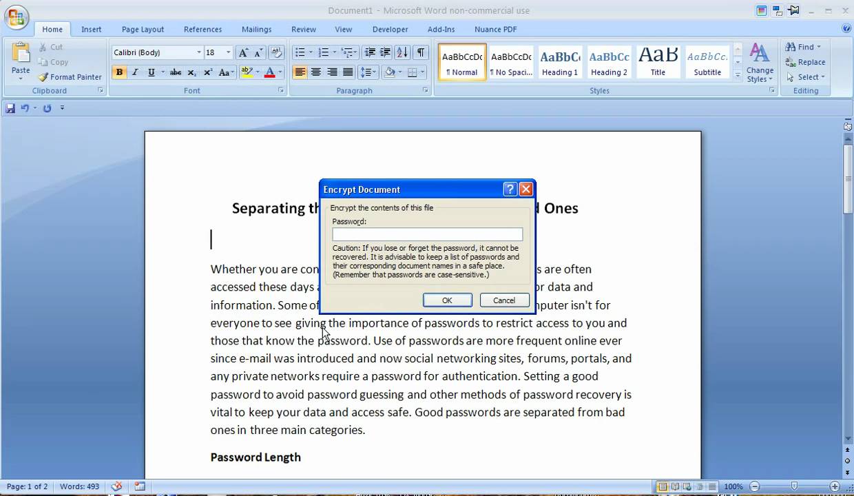 How To Set Up or Remove a Password in Microsoft Word