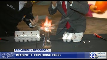 Exploding Eggs with hydrogen gas
