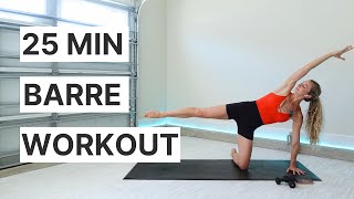 25MIN Full Body Barre Workout (Minimal Equipment)