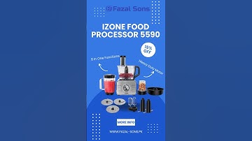 🍽️✨ Cook Smarter, Not Harder! ✨🍽️Introducing the IZONE Food Processor 5590  #laundryrevolution