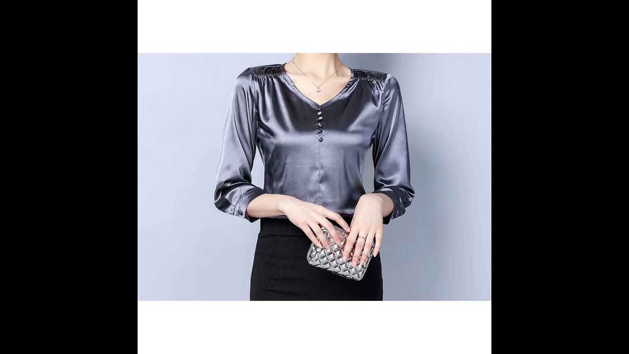 Fashion Slik Blouses Womens Tops And Blouse Spring Blusas Mujer De Moda Blouse Women Blouse Woman La