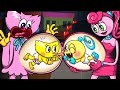 KISSY MISSY & MOMMY LONG LEGS has a BABY?! |Poppy Playtime Chapter 3 Animation | SLIME CAT
