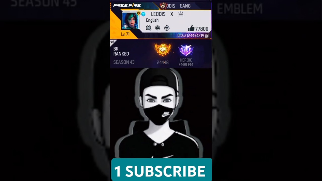 LEODIS Gaming free fire id 