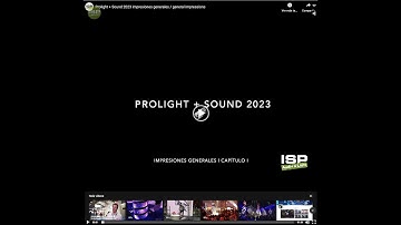 Prolight + Sound 2023 impresiones generales / general impressions