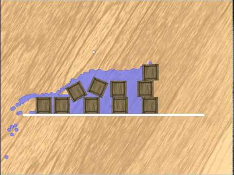 SFML & Box2D   Water Simulation (1º Test)