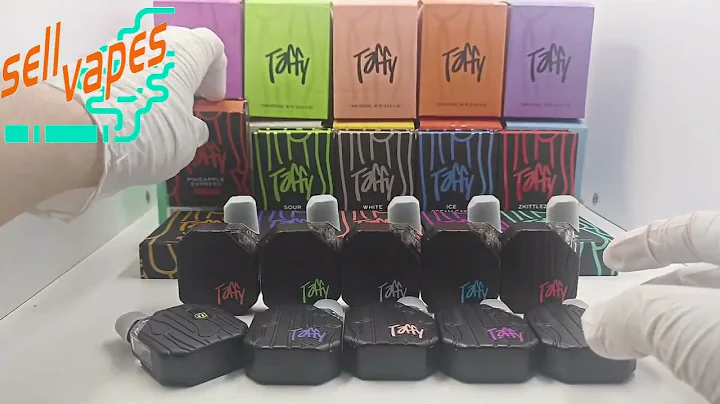 Taffy 2g empty disposable with packaging and stickers