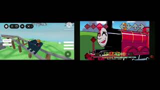 Fnf Big Engine Brawl - Splendid Comparison Original Vs My Version