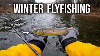 The Easy Way to Fly Fish in Winter for Brown and Rainbow Trout (Tips and Tricks)