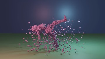 Particle Animated - 3D Stunt With Time Remapping [Blender + Premiere pro ]