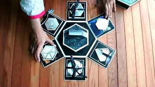 Diy Gift Explosion Box Exo Exo Tempo Hexagon Explosion Box Hexagon Exploding Box