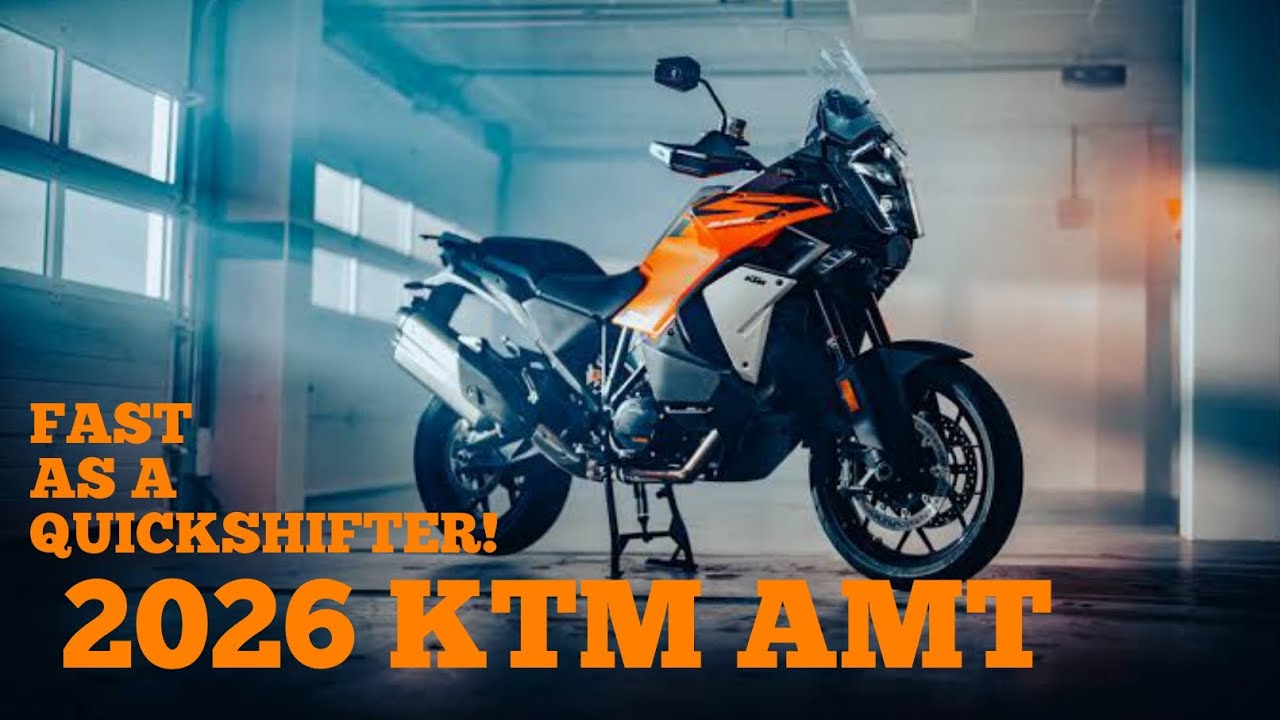 ! 2026 KTM AMT 1390 Super Adventure S EVO AMT: Презентация — будущее переключения передач KTM? НО...