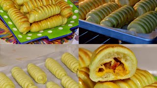 معجنات عالميه بطريقة تشكيل بسيطه وبعجينه رائعه لكافة انواع المعجنات Cottony Pastry w chicken filling