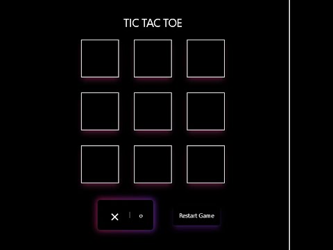 TIC TAC TOE VITE+REACT+TAILWINDCSS