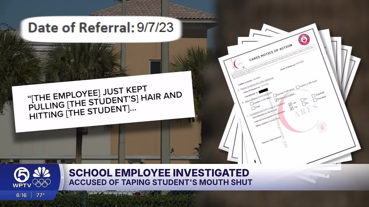 School employee investigated, accused of taping child's mouth shut
