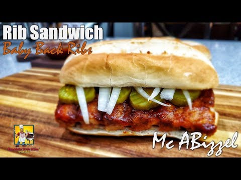 Rib Sandwich Recipe | Baby Back Ribs