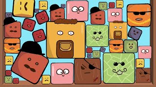 SQUARE GAMES - Watermelon Game 2D Blocks (Part 1). 2048 Cubes, Merge Blocks, Satisfying Games! screenshot 4