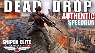 SNIPER ELITE RESISTANCE AUTHENTIC SPEEDRUN Mission 2 Dead Drop screenshot 5