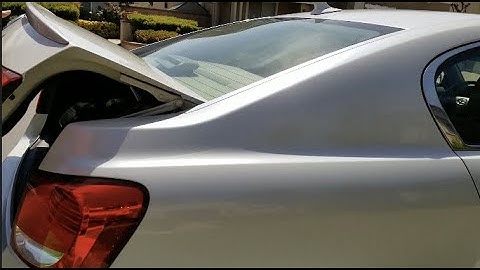 Lexus Electronic Trunk Won