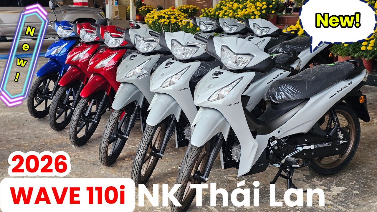 WAVE 110i 2026 NK Thái Lan đầu tiên có mặt tại CH Mai Duyên. Khải Phạm #wave #110 #110i #2026 #xe 