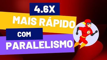 [C#] - PARALELISMO 4.6X MAIS RÁPIDO. #programação #csharp