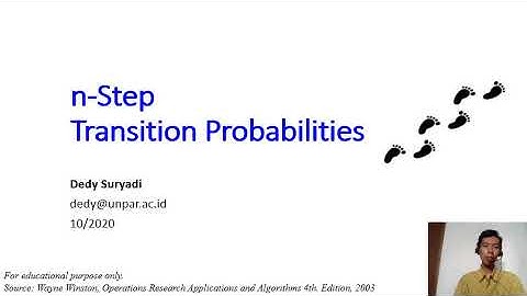 OR3 Week5.1 n-Step Transition Probabilities (Markov Chain)