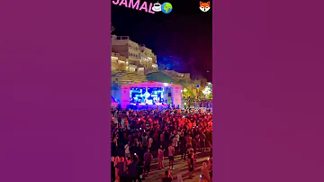 سهرة بحضور فنانين أجواء رائعة ليالي مدينة طنجة مرقالة ترحيب بالضيوف الكرام 