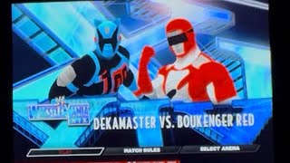 DekaMaster Vs Boukenger Red (WWE2k14 Xbox 360)