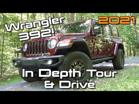 2021 Jeep Wrangler Rubicon 392: Start Up, Test Drive & In Depth Review -  YouTube