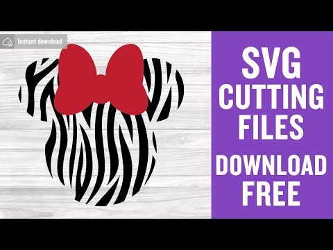 Disney Safari Minnie Svg Free Cut Files for Scan n Cut Instant Download