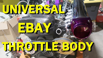 Installing eBay Universal Throttle Body - 2JZ to E46 Conversion