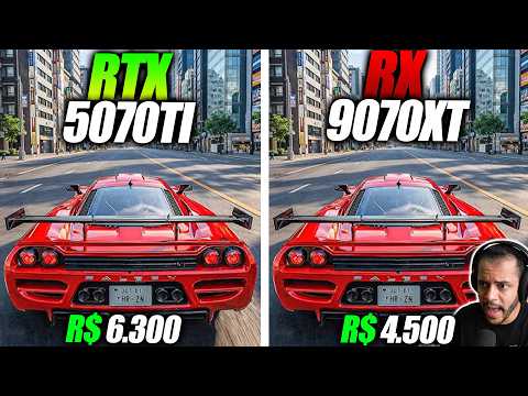RX 9070XT vs RTX 5070TI - FORZA 6 - FSR 4.1 VS DLSS 4.5 - RAY TRACING - 4K E QUAD HD | AMD FEZ...