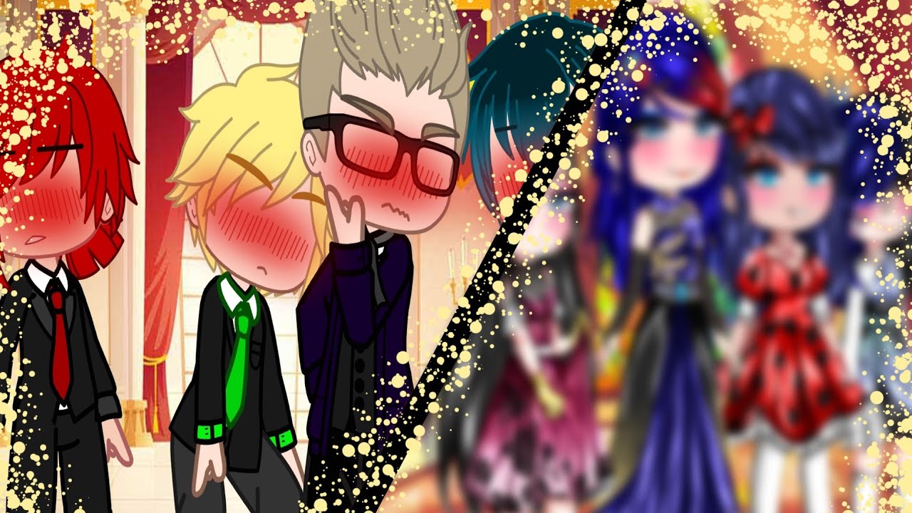 🌸🦋Lean on meme//Miraculous//Gabenath💙💜, Adrinette❤️🧡, Lukora💙💙, Nathaya❤️💙 ship's🦋🌸