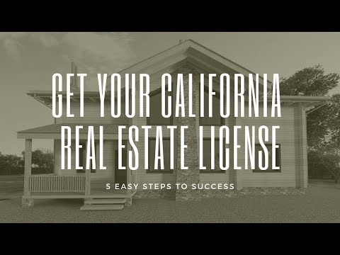 Comment devenir un agent immobilier en Californie