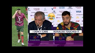 Bruno Fernandes & Fernando Santos On Ronaldos Goal Vs Uruguay