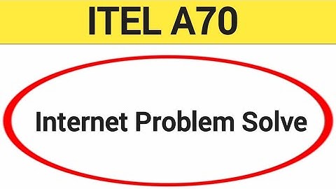 How to fix no network problem, ITEL A70 me internet problem solve kaise karen