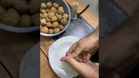 Walnut cracking ASMR