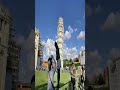 The Leaning Tower of Pisa - Exploring the Famous Monument in Italy #shorts