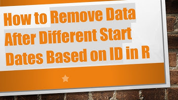 How to Remove Data After Different Start Dates Based on ID in R