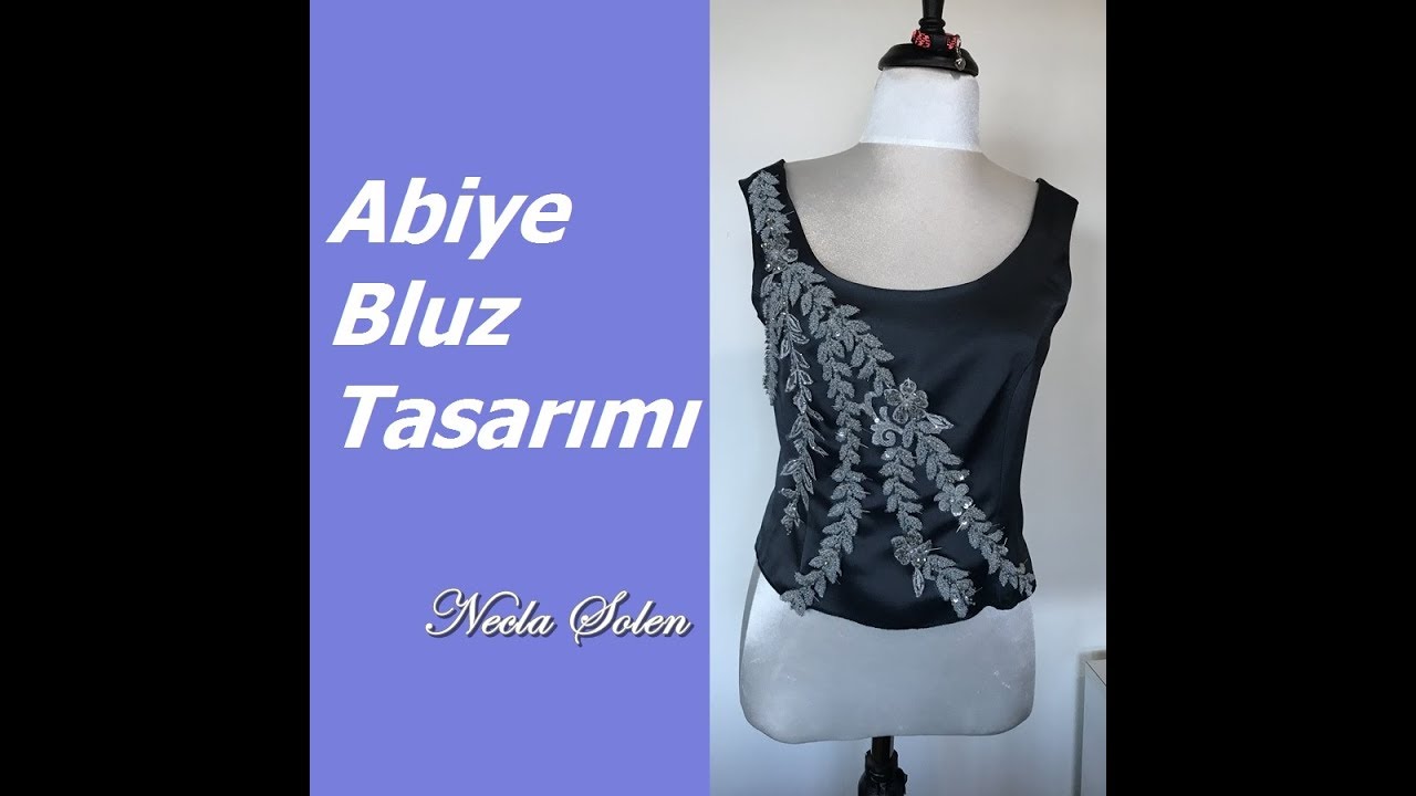 NECLA ŞÖLEN | ABİYE BLUZ TASARIMI