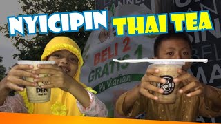 BELI 2 GRATIS 1 - Nyicipin Thai Tea dan Happy Grape
