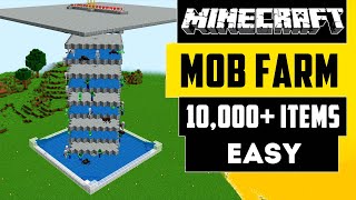 Minecraft Mob Farm 1.20 | All Mob Farm - 10,000+ Items Hour