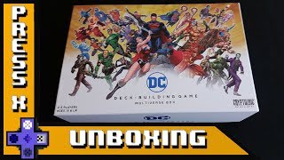DC Deck-Building Game Multiverse Box UNBOXING + REVIEW